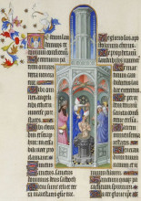 Копия картины "the baptism of saint augustine" художника "лимбург (братья)"