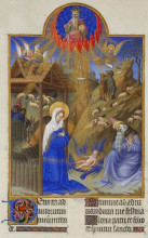 Картина "the nativity" художника "лимбург (братья)"