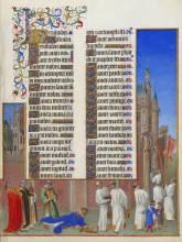 Копия картины "the procession of saint gregory" художника "лимбург (братья)"
