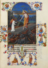 Репродукция картины "the resurrection" художника "лимбург (братья)"