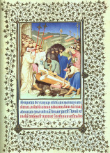 Копия картины "the burial of diocr&#232;s" художника "лимбург (братья)"