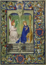 Картина "annunciation" художника "лимбург (братья)"