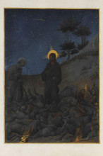 Репродукция картины "christ in gethsemane" художника "лимбург (братья)"