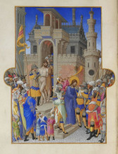 Картина "christ leaving the praetorium" художника "лимбург (братья)"