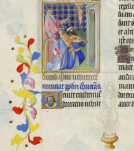 Картина "david foresee the coming of christ" художника "лимбург (братья)"