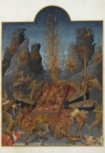 Копия картины "hell" художника "лимбург (братья)"