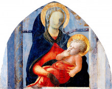 Картина "madonna and child" художника "липпи филиппо"