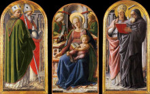 Картина "triptych" художника "липпи филиппо"