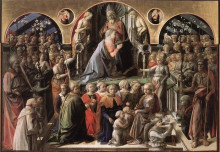 Копия картины "coronation of the virgin" художника "липпи филиппо"