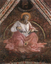 Копия картины "st. john the evangelist" художника "липпи филиппо"