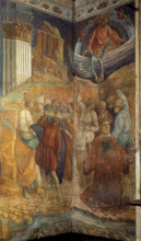 Репродукция картины "the martyrdom of st. stephen" художника "липпи филиппо"