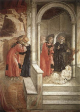 Копия картины "disputation in the synagogue (detail)" художника "липпи филиппо"