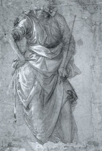 Копия картины "figure study" художника "липпи филиппо"