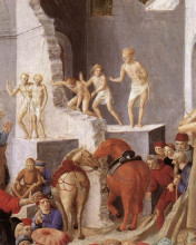 Копия картины "adoration of the magi (detail)" художника "липпи филиппо"