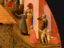 Копия картины "adoration of the magi (detail)" художника "липпи филиппо"