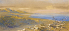 Копия картины "the dead sea, jordan" художника "лир эдвард"