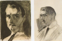 Репродукция картины "self portraits" художника "литрас николаос"