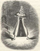 Картина "scrooge extinguishes the first of three spirits" художника "лич джон"