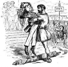 Копия картины "a lictor is sent to arrest publilius volero" художника "лич джон"