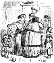 Картина "coriolanus parting from his wife and family" художника "лич джон"