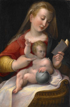 Картина "madonna and child" художника "лонги барбара"
