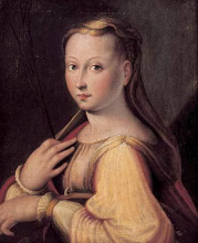 Копия картины "saint catherine of alexandria (presumed self-portrait)" художника "лонги барбара"