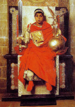 Картина "the byzantine emperor honorius" художника "лоран жан-поль"