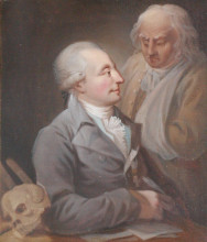 Репродукция картины "portrait of frederik christian winsl&#248;w" художника "лоренцен кристиан август"