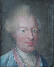 Копия картины "johan frederik struensee" художника "лоренцен кристиан август"