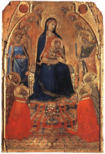 Копия картины "small maest&#224;" художника "лоренцетти амброджо"