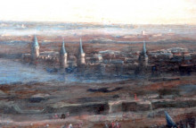 Репродукция картины "entrance to la rochelle harbour claude lorrain" художника "лоррен клод"