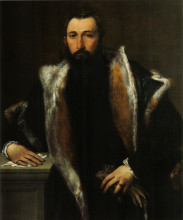 Копия картины "portrait of febo da brescia" художника "лотто лоренцо"