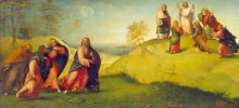Картина "christ leading the apostles to mount tabor" художника "лотто лоренцо"