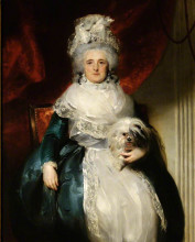 Копия картины "countess of oxford, wife of the 4th earl of oxford" художника "лоуренс томас"