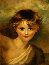 Копия картины "head of a boy" художника "лоуренс томас"