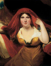 Репродукция картины "lady william gordon" художника "лоуренс томас"