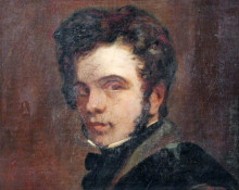 Репродукция картины "portrait of a young man" художника "лоуренс томас"