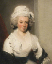 Репродукция картины "portrait of a lady" художника "лоуренс томас"