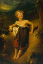 Копия картины "lady georgiana fane" художника "лоуренс томас"