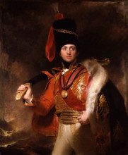 Репродукция картины "charles william vane-stewart, 3rd marquess of londonderry" художника "лоуренс томас"