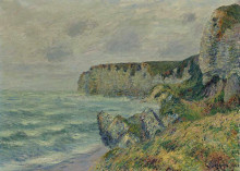 Картина "cliffs at saint jouin" художника "луазо гюстав"