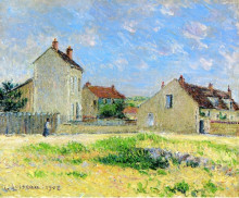 Копия картины "landscape, near auxerre" художника "луазо гюстав"