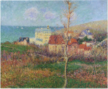 Копия картины "at the coast of normandy" художника "луазо гюстав"