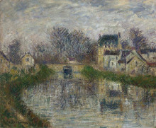 Копия картины "canal at moret" художника "луазо гюстав"
