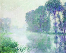 Картина "fog, morning effect" художника "луазо гюстав"