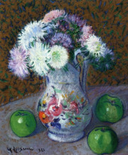 Репродукция картины "vase of flowers" художника "луазо гюстав"