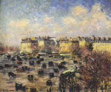 Копия картины "paris wagram avenue" художника "луазо гюстав"