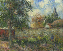 Копия картины "farm in normandy" художника "луазо гюстав"
