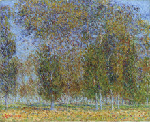 Репродукция картины "autumn near saint cyr du vaudreuil" художника "луазо гюстав"