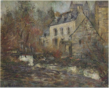 Копия картины "moulin simondou a pont aven" художника "луазо гюстав"
